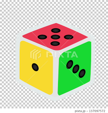 Dice illustration Dice illustration 137097572