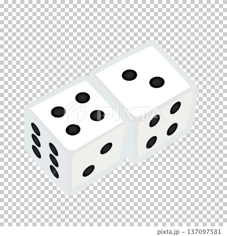 サイコロのイラスト 137097581