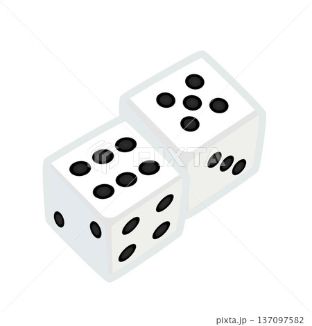 サイコロのイラスト 137097582