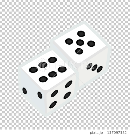 骰子插圖 137097582