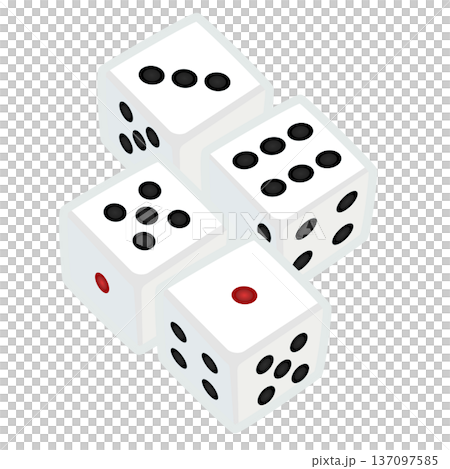 Dice illustration Dice illustration 137097585