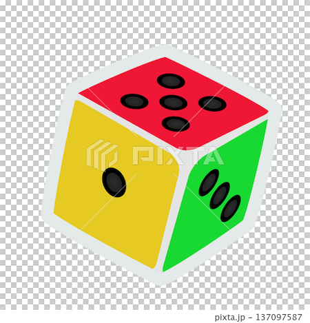 骰子插圖 137097587
