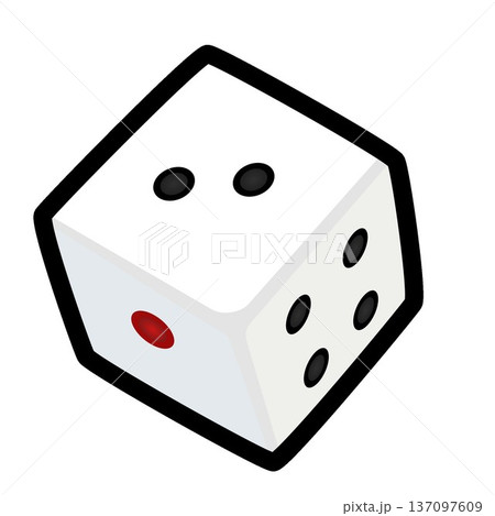 サイコロのイラスト 137097609
