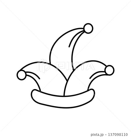 april fools hat outline april fools hat outline 137098110