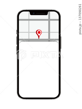 スマートフォンと地図 スマートフォンと地図 137098261