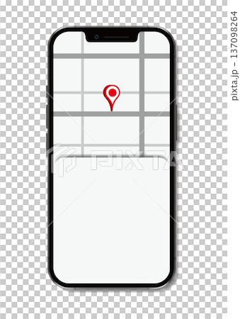 智慧型手機和地圖 137098264