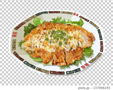 中式炸雞配糖醋醬 137098293