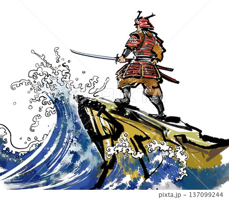断崖に立つ侍 断崖に立つ侍 137099244