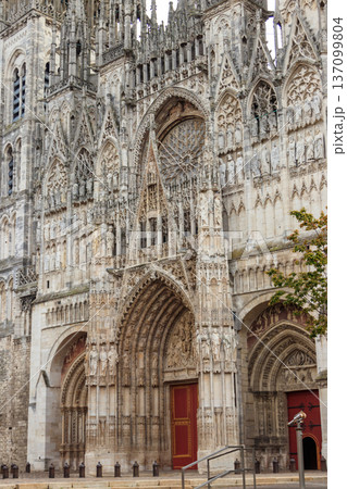 Cathedral Notre Dame of Rouen in France Cathedral Notre Dame of Rouen in France 137099804