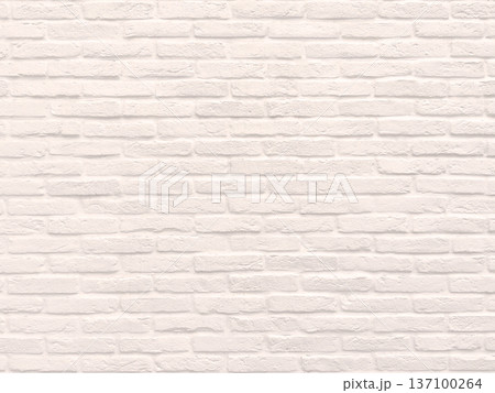 ペールオレンジのレンガの壁の背景画像 ペールオレンジのレンガの壁の背景画像 137100264