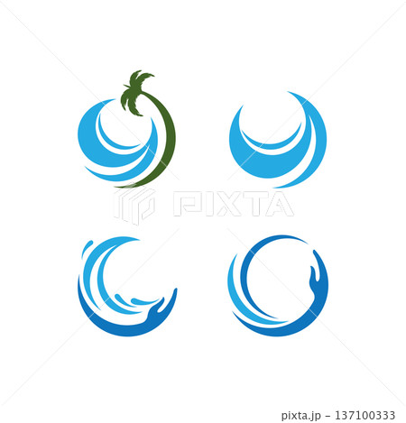 Water Wave illustration 137100333