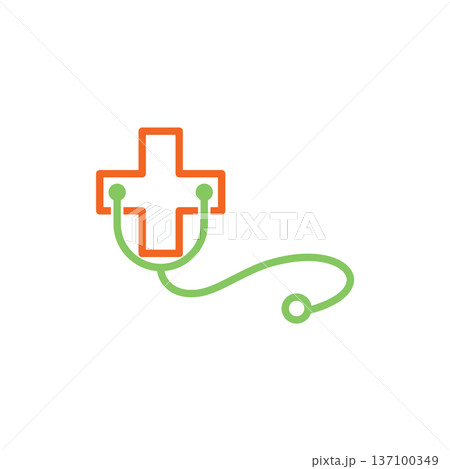 Medical Cross illustration Logo template Medical Cross illustration Logo template 137100349