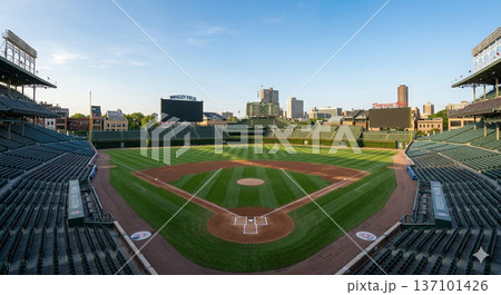 野球スタジオ　ようつべ背景素材 137101426
