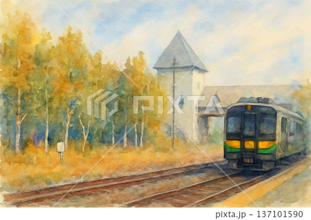 美瑛駅　1番ホーム 137101590