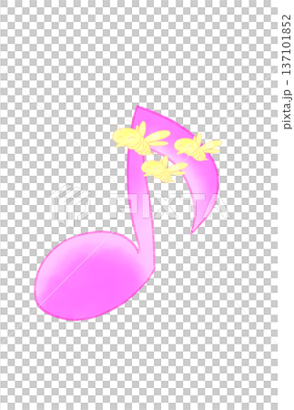 帶有蜜蜂的音符 137101852