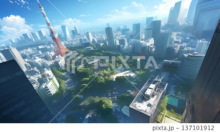 展望台から見た風景 137101912