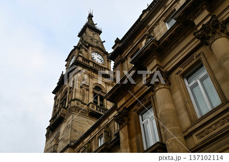 リヴァプールの街並みと建物 リヴァプールの街並みと建物 137102114