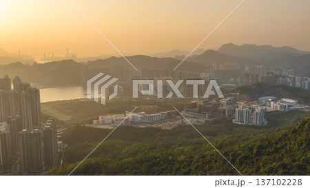 Sweeping Hillside View Overlooking Tseung Kwan O Waterfront Skyline Feb 22 2026 Sweeping Hillside View Overlooking Tseung Kwan O Waterfront Skyline Feb 22 2026 137102228