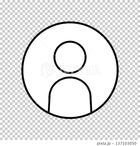 ユーザーアカウントのイメージのプロフィールアイコン ユーザーアカウントのイメージのプロフィールアイコン 137103050