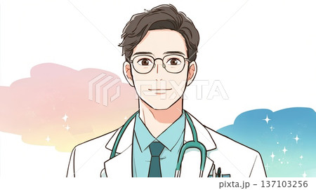 笑顔の若い男性 137103256