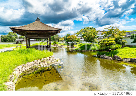 【日本100名城】初秋の赤穂城　二の丸庭園6　兵庫県赤穂市 137104966