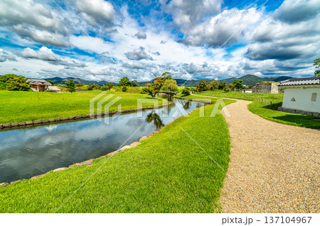 【日本100名城】初秋の赤穂城　二の丸庭園7　兵庫県赤穂市 137104967