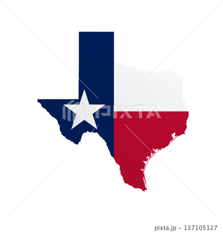 Texas flag map poster. US state pride wall decor artwork. Patriotic printable digital art. Detailed vector illustration Texas flag map poster. US state pride wall decor artwork. Patriotic printable digital art. Detailed vector illustration 137105127