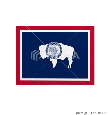 Wyoming flag map poster. US state pride wall decor artwork. Patriotic printable digital art. Detailed vector illustration Wyoming flag map poster. US state pride wall decor artwork. Patriotic printable digital art. Detailed vector illustration 137105140