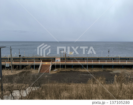 北舟岡駅と海 137105280