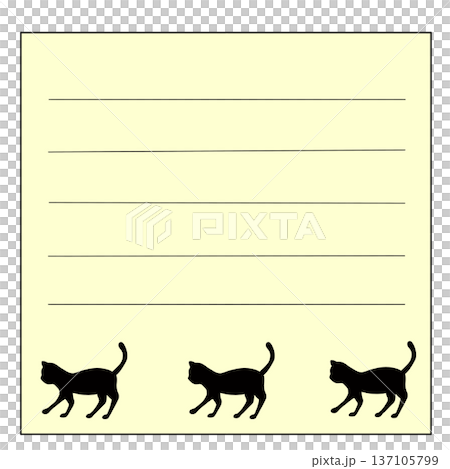 猫の囲み枠 猫の囲み枠 137105799