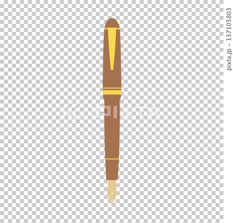 Simple illustration of a fountain pen 137105803