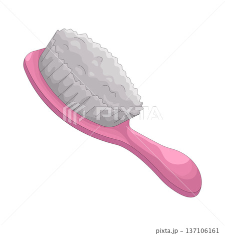 Illustration of hair brush  137106161