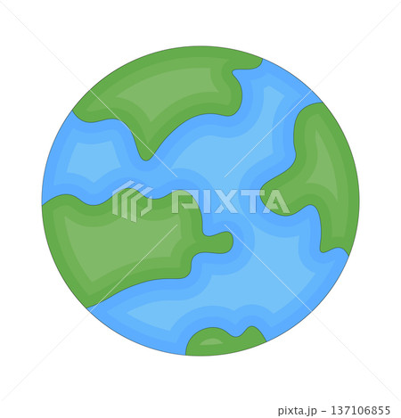 Illustration of Earth  137106855