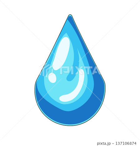 Illustration of Water drop Illustration of Water drop 137106874