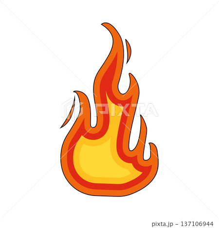 Illustration of Fire Illustration of Fire 137106944