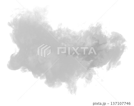 Abstract cloud of fog. Smoke overlay effect. Fog overlay effect. 137107746