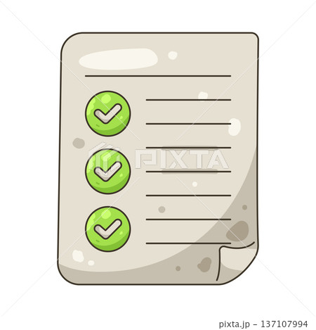 Illustration of checklist Illustration of checklist 137107994