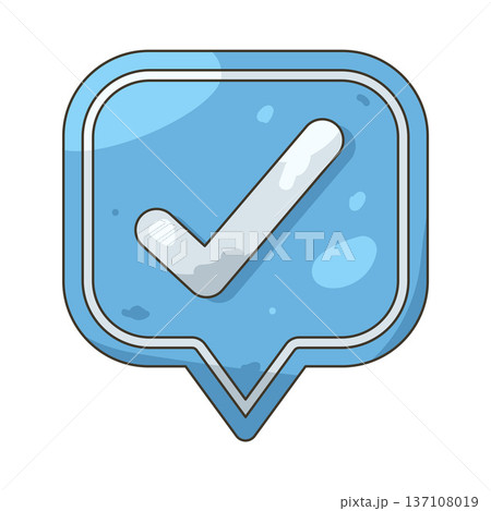 Illustration of checkmark 137108019