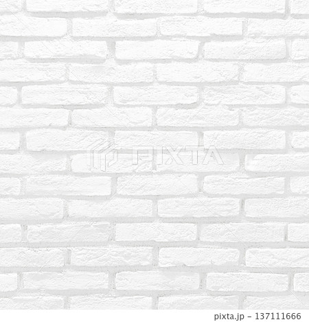 白レンガの壁の正方形の背景画像 白レンガの壁の正方形の背景画像 137111666