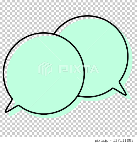 簡單、錯置的對話框、重疊的對話 137111895