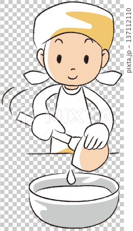 調理師をする人 137112110