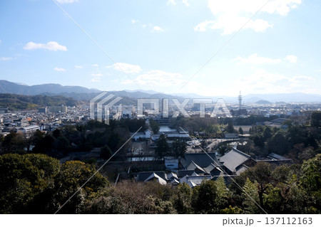 滋賀県彦根市_彦根城着見台からの景色5_2025年1月 滋賀県彦根市_彦根城着見台からの景色5_2025年1月 137112163
