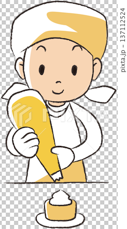 A person who works as a chef 137112524