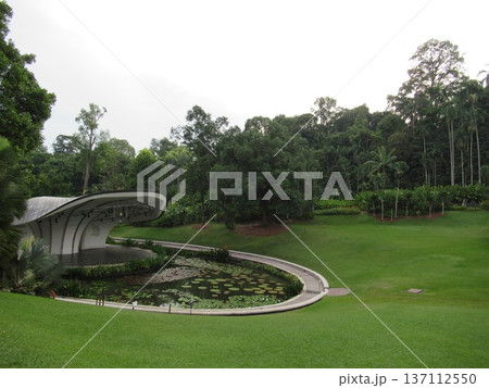 シンガポール植物園のシンフォニー・レイク シンガポール植物園のシンフォニー・レイク 137112550