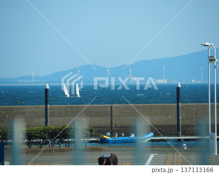 空と海とヨット 空と海とヨット 137113166