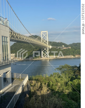 壇ノ浦PAから見た関門橋 壇ノ浦PAから見た関門橋 137113332