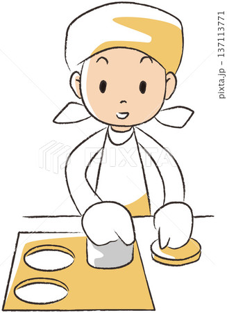 調理師をする人 137113771