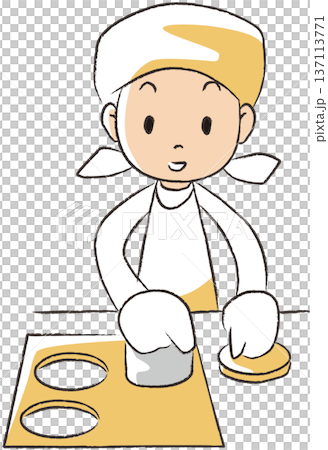 調理師をする人 137113771