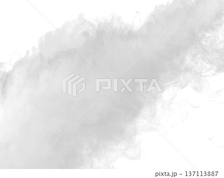 Abstract Fog Cloud Smoke Overlay Isolated on Transparent Background 137113887