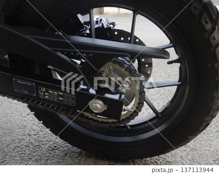 バイク部分クローズアップ バイク部分クローズアップ 137113944